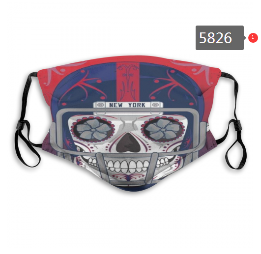 2020 NFL New York Jets #1 Dust mask with filter->nfl dust mask->Sports Accessory